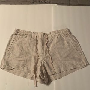 Gap Linen pull on draw string shorts